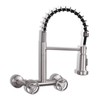 DOLGABA Wall Mount Kitchen Faucet with Sprayer, 6 Inches Commercial