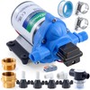 Deccasa 12V 3.5 GPM Diaphragm Water Pump for RV, Marine