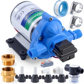 Deccasa 12V 3.5 GPM Diaphragm Water Pump for RV, Marine & Agriculture