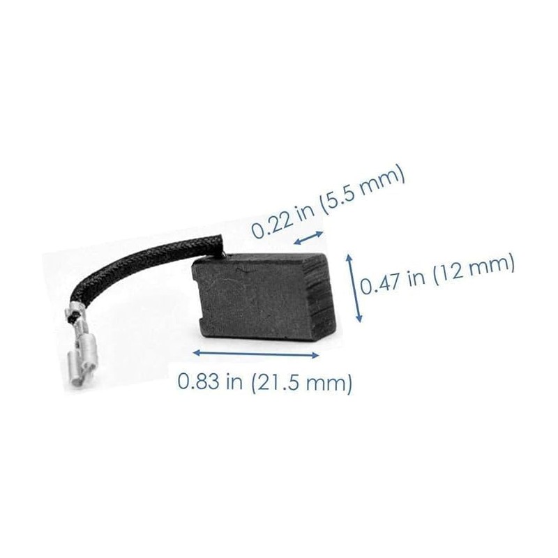 LonESA 2-Pack Carbon Brushes Replacement for Dewalt DW708, DW712, DW716,