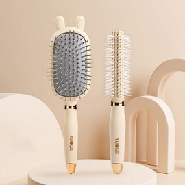Set of 2 Hair Brushes LMCF-0141 Cushion Brush 3ea