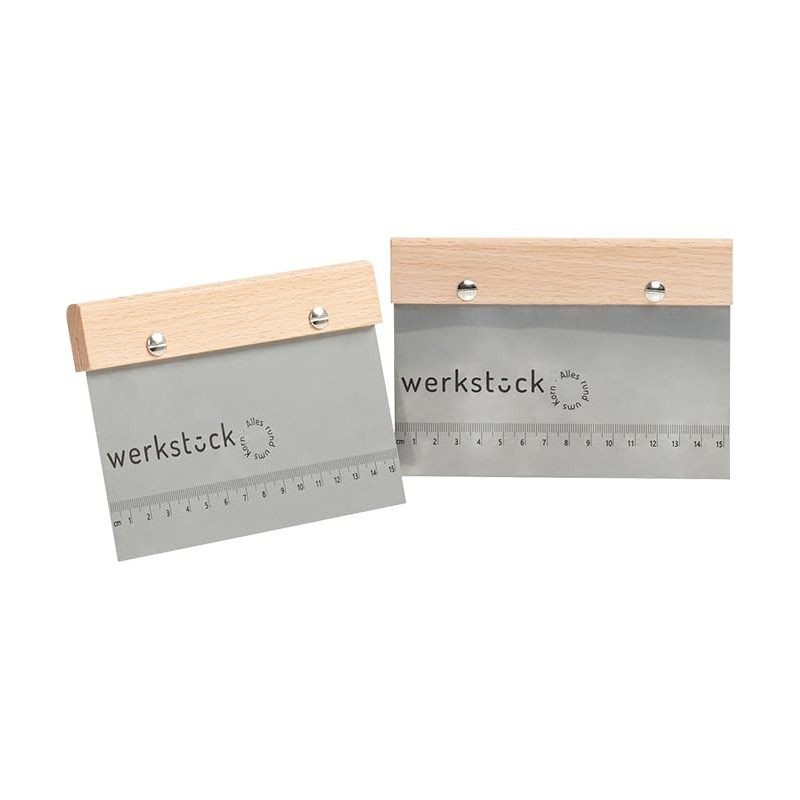 Werkstück Teigspachtel mit Holzgriff
