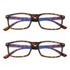 Eyekepper 2 Pack Computer Reading Glasses Blue Light Blocking Readers