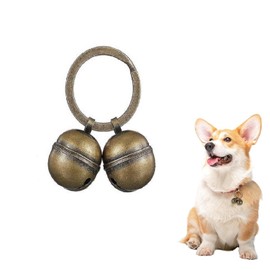 Extra Loud Cat & Dog Bells,Extra Loud Pet Bells with Keyring,Handmade Copper Pet Tracker,Ideal for Saving Birds & Wildlife, Durable & Loud for Enhanced Safety,Perfect for Small Pets