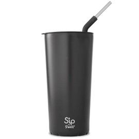 S'ip by S'well - Vaso de acero inoxidable con aislamiento de 24 onzas líquidas para llevar café, té y bebidas frías durante 16 horas y calientes para 4-BPA, 24 oz