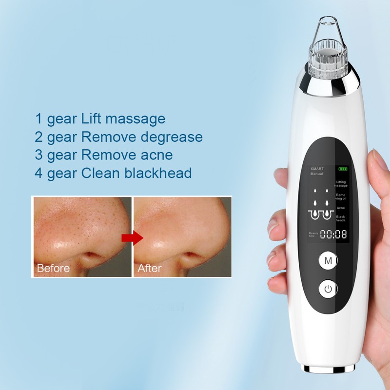 Electric Facial Pore Cleansing Remove Blackhead Acne Vacuum Suction Instrument