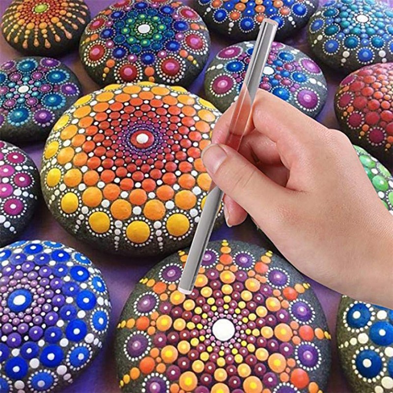Kingsie 13 Pcs Dot Painting Tools Mandala Dot Tools Mandala