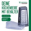 Chefkoch trifft Fackelmann Kitchen Grater with Container - Stainless Steel
