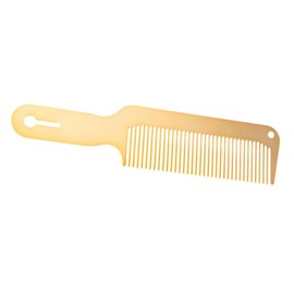 FRCOLOR Wide Tooth Detangler Comb Durable Steel Hair Styling Tool for Men Versatile Barber Comb for Detangling Smoothing Various Hair Types Elegant Design for Professional Home Use