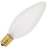 Satco S3380 120V E14 Euro Base 25-Watt B9.5 Light Bulb,