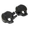 2Pcs RC Steering Knuckles Black Coated Brass Front Steering Knuckles