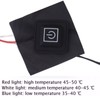 Clothing Electric Heating Pads Winter Camping Adjustable 3 Level Carbon