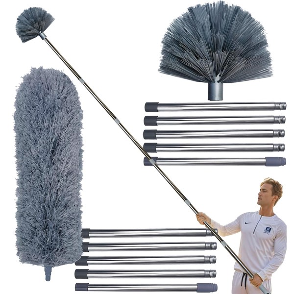 2 Pack 20 Foot High Reach Dusting Kit with 3-14