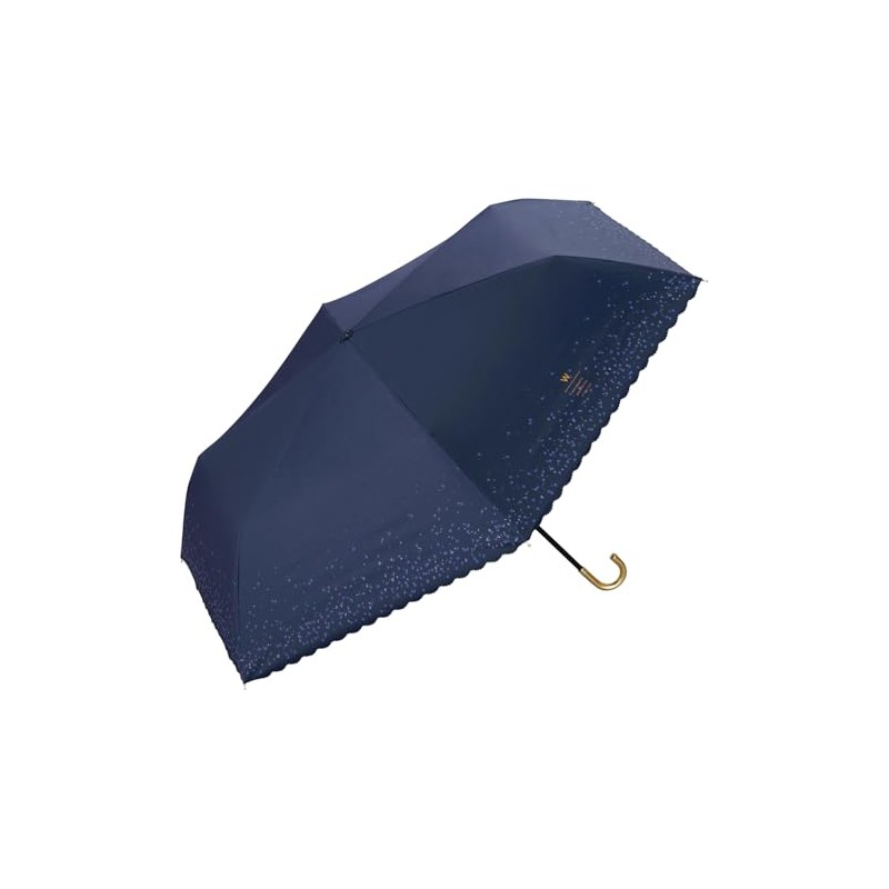 [2025] Wpc. Parasol Light Shielding Glitter Heart Mini Navy <100%