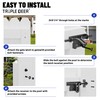 TRIPLE DEER Heavy Duty Sliding Bolt Gate Latch with Padlock
