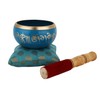Tibetan Meditation Om Mani Singing Bowl / Cushion / Mallet