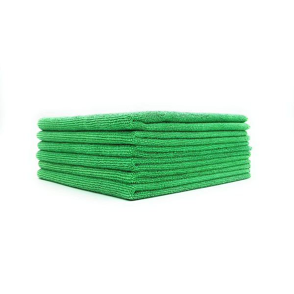 SellerKing® 6 Microfibre Cloths Green Microfibre Cleaning Cloths Kitchen 40