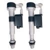 Replacement Toilet Fill Valves with Screen Adapter 2-Pack
