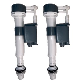Replacement Toilet Fill Valves with Screen Adapter 2-Pack