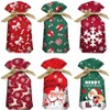 Yulun Christmas Drawstring Bags - 30 PCS in 6 Styles