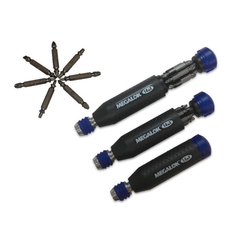MEGAPRO Megalok 14 in 1 Mixed Bit Set Screwdriver