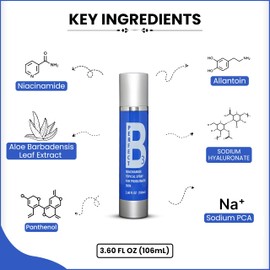 Niacinamide Face Spray – Topical Mist with Hyaluronic Acid, Glycerin, Vitamin B3, and Aloe for Skin Clarity, Texture & Hydration – Gentle Niacinamide Serum Alternative – 3.6 fl oz