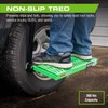 ARCAN TOOLS Truck Tire Step with Non-Slip Tread, Foldable Design,