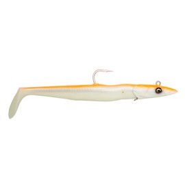 Savage Gear Sea bait for deep sea fishing, 27.5 cm, 275 g, Sandeel V2 Big Game, colour: orange glow
