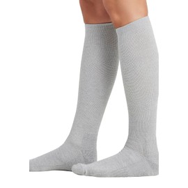 Cherokee Lxsupport Women Knee High 15-20 mmHg Compression Socks, Small/Medium, Alloy