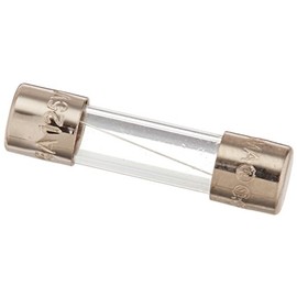 Bussmann BP/GMA-5A 5 Amp Glass Fast Acting Cartridge Fuse, 125V Carded UL Listed, 2-Pack, Pack of 1, No Color