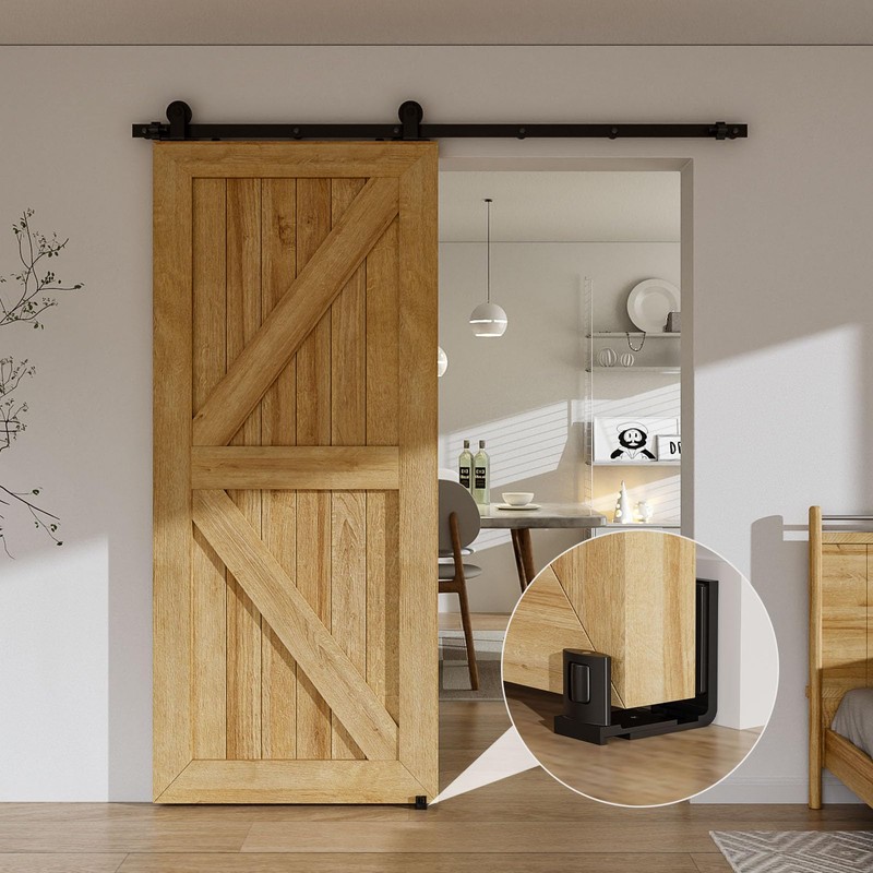 Wolfbird Adjustable Floor Guide Wall/Door Bottom Sliding Door Floor Guide