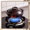 Reallnaive 30 oz Korean Ceramic Gas Stove Clay with Lid,
