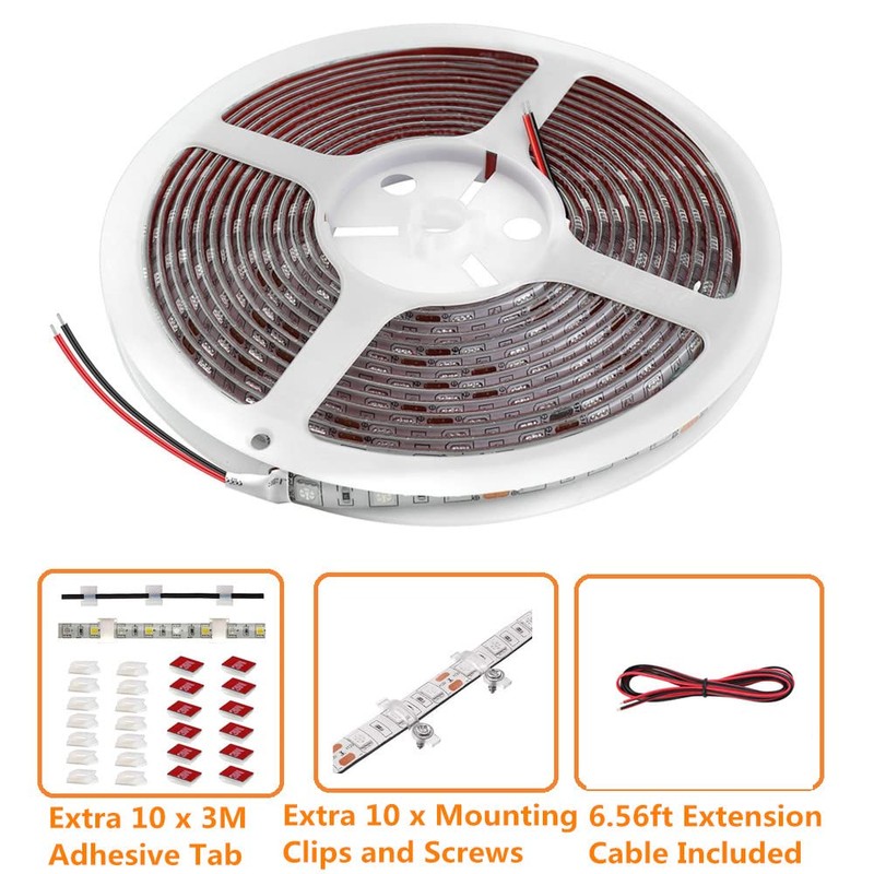 HOKIION Pontoon Led Boat Lights, 12V 20FT Marine Led Strip
