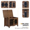 Wooden Dog Crate Furniture,Foldable and Portable Dog Kennel Furniture Indoor,Decorative