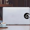 Black Wolf Car Stickers, Waterproof Vinyl Bumper Decals for Windows