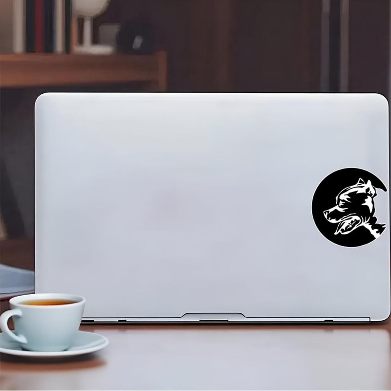 Black Wolf Car Stickers, Waterproof Vinyl Bumper Decals for Windows
