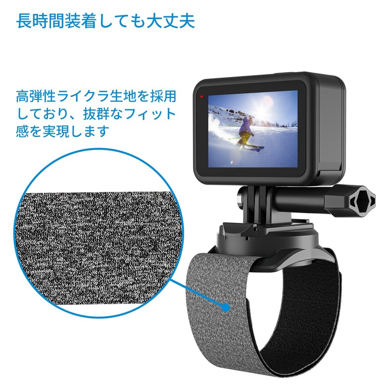 TELESIN for GoPro Wrist Mount Arm Ankle Mount Fast 360