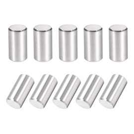 sourcing map pack of 10 Ground dowel pin 304 stainless steel cylindrical floor support pin