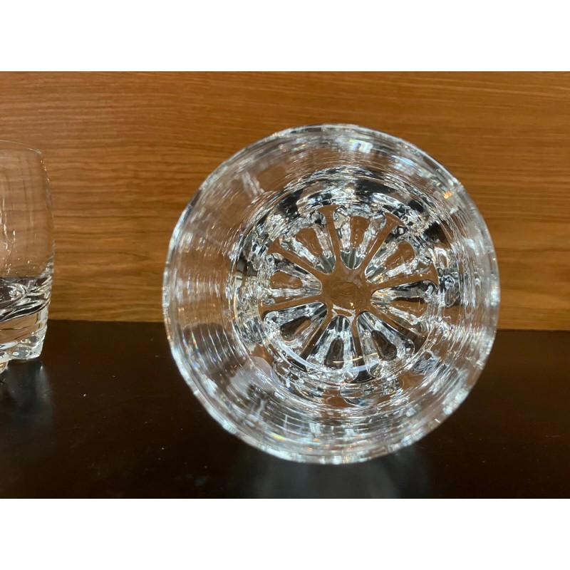 Crown Royal Canadian Whisky Rounded Glasses, New/Unused, Vintage