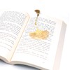 Tueascallk Metal Leaf Tassel Bookmarks - As The Best Gift
