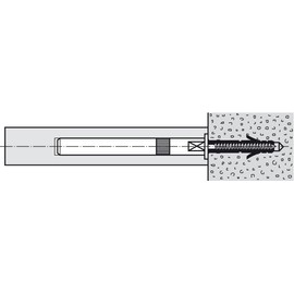 HARDWARE FOR YOU LTD Floating Shelf Concealed Hidden Brackets (4, 80mm)