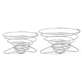 RecDec 2 Pack Collapsible Pour Over Coffee Dripper Portable Stainless Steel Wire Cone Coffee Filter Holder Drip Coffee Maker for Disposable Coffee Paper Filters Home Camping Travel Outdoor Backpacking