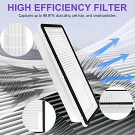 PhoebCynthi Replacement Accessories Compatible with Narwal Freo X Ultra Robot Vacuum Cleaner, 2 Main Brush, 6 Hepa Filter, 6 Dust Bags, 8 Mop Pads, 8 Side Brushes