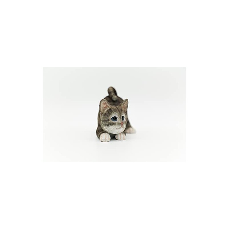 DecoTrend GmbH Decorative Figurine Little Cat Lurking 11.5 x 7