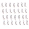 32PCS Cable Clips, Strong Self-Adhesive Cable Drop Wire Holder, Durable