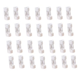 32PCS Cable Clips, Strong Self-Adhesive Cable Drop Wire Holder, Durable Mount-Round Plastic Cord Management Organiser Drop Wire Holder Cord Management (White)