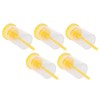 5Pcs Queen Bee Marking Bottle Catcher Cage Tube Lightweight Plastic