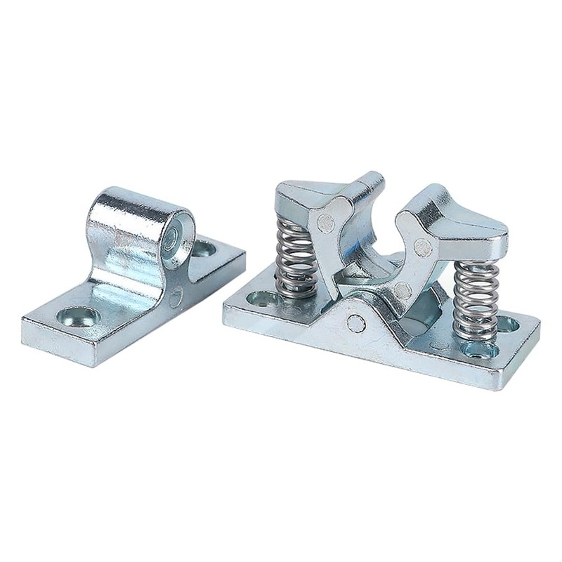 Sdjdhej Cabinet Double Roller Lock Buckle, 1 Pieces Zinc Alloy