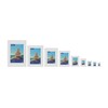 MAUL Picture Frame, Aluminium MDF Plastic Glass, White, 10 x