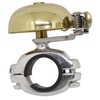 Ogi Industry Bicycle Bell Hibiki Bell Clamp, Brass Gold, Made